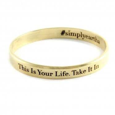 Simply Eartha This Is Your Life bangle gold