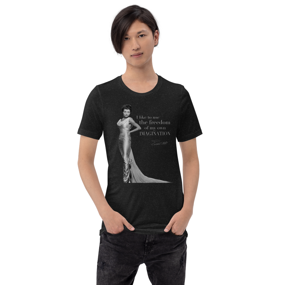 Purr-fect- Eartha shirt- "I like to use the freedom of my own imagination"