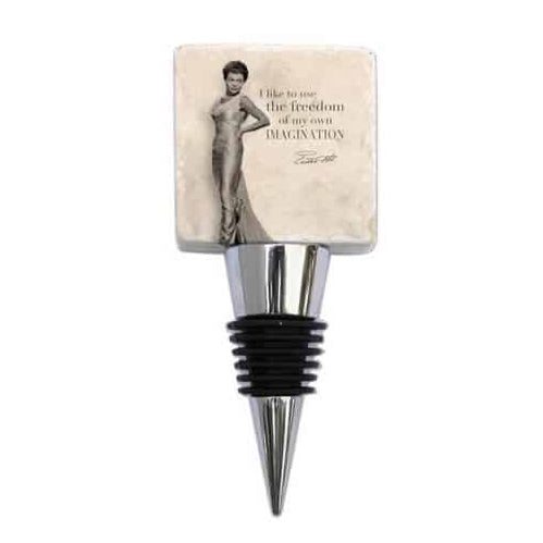 Eartha Kitt Kittism bottle stopper