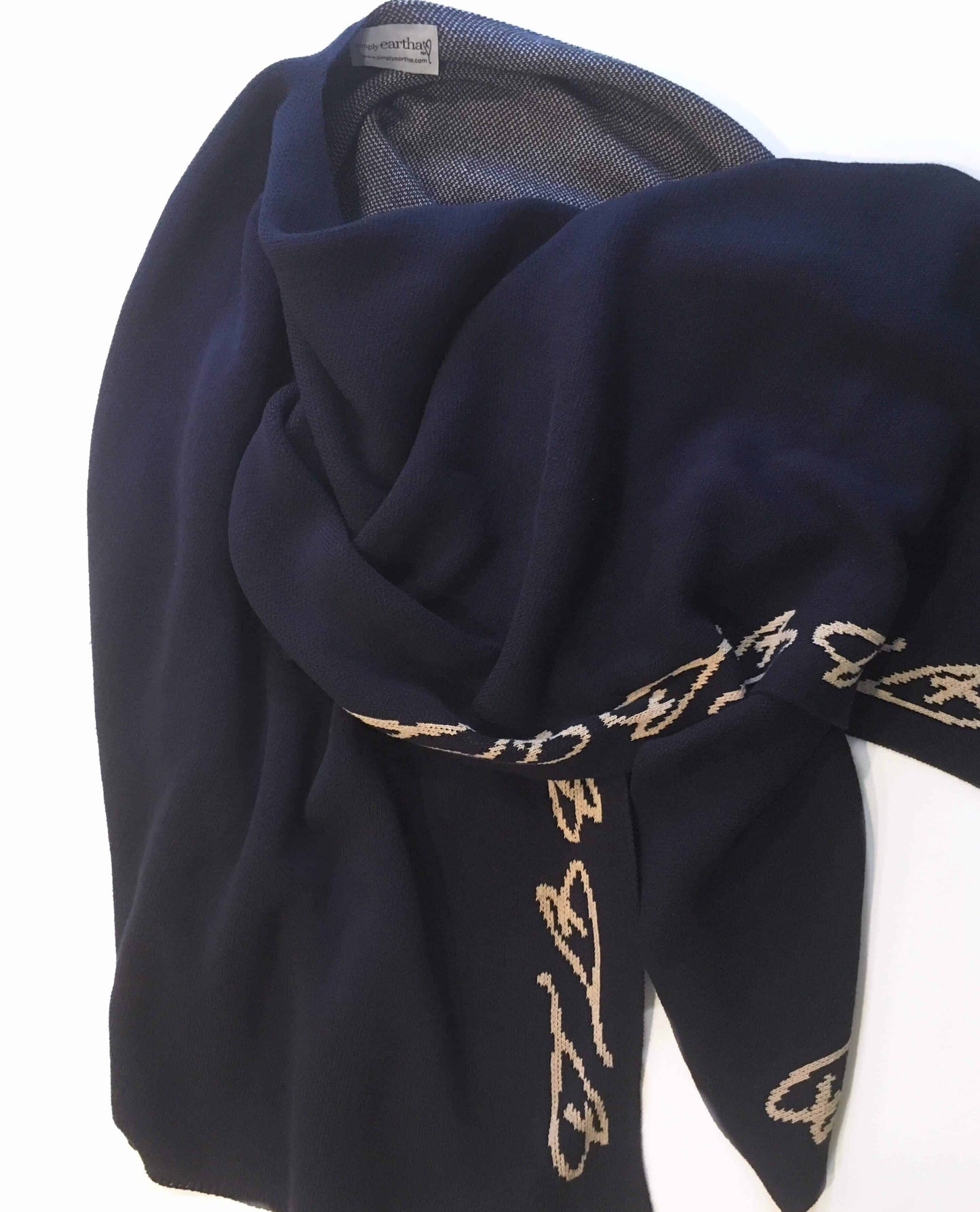 Wrap with Eartha Kitt's hand drawn heart
