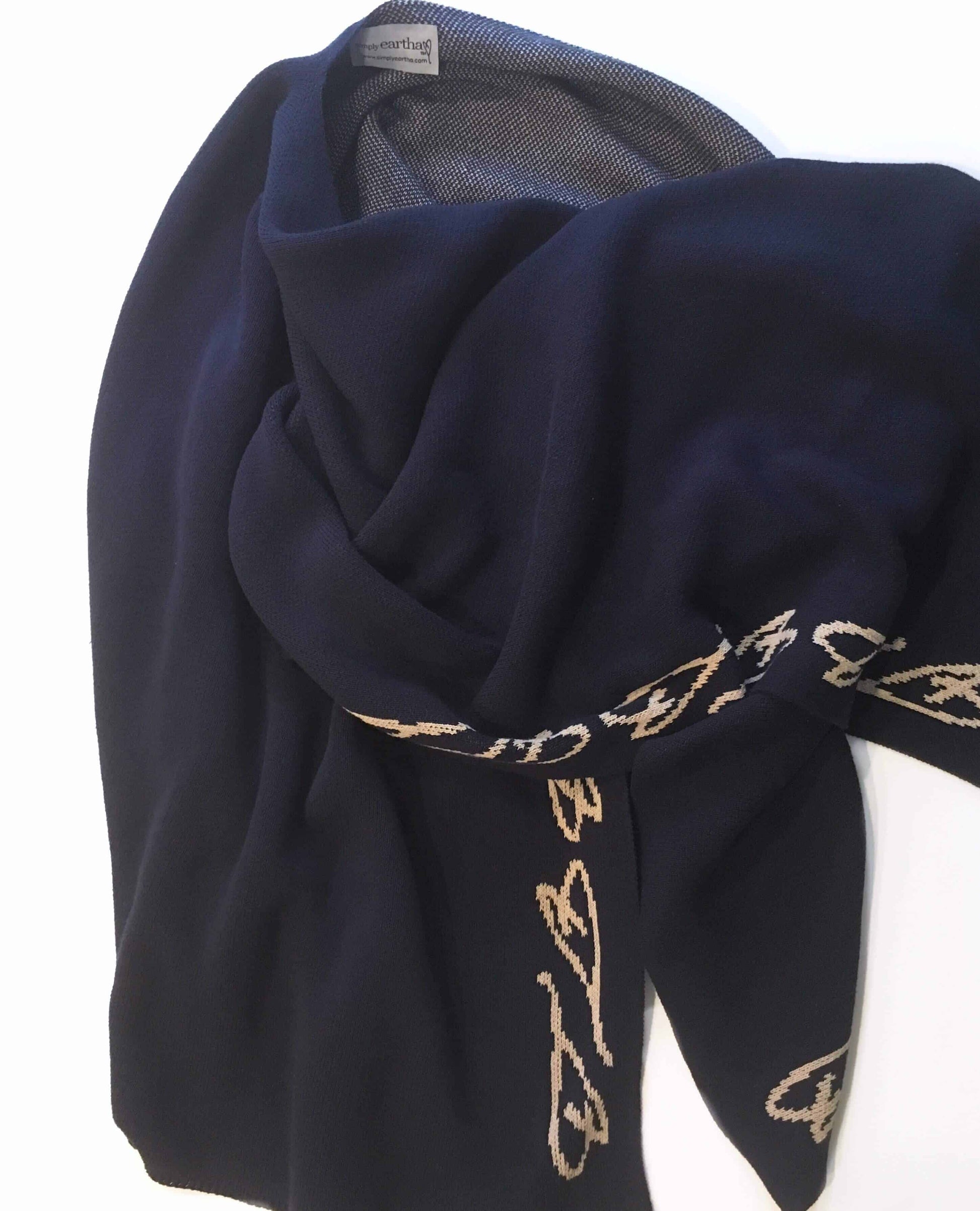 Wrap with Eartha Kitt's hand drawn heart